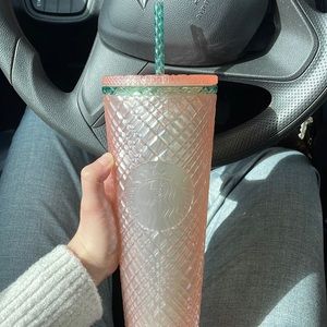 Starbucks pink cup